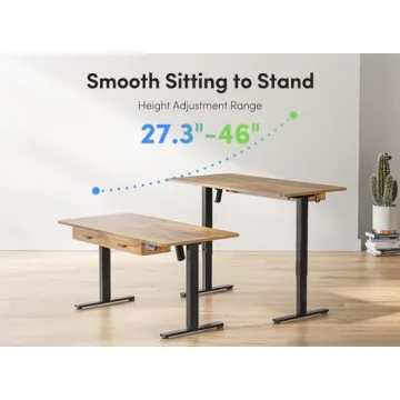 FEZIBO Adjustable Height Electric Desk for Home Office