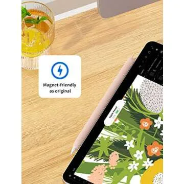 2 Pack Cute Ear Case Silicone Skin Cover Compatible with Apple Pencil 2nd Generation Accessories Compatible with iPad Pro 11 12.9 inch,White&Pink