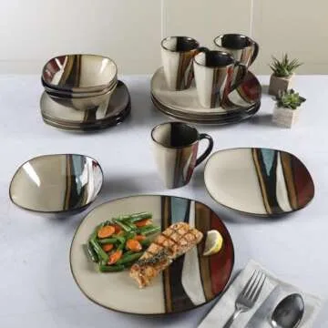 Gibson Elite Althea 16-Piece Dinnerware Set - Service for 4