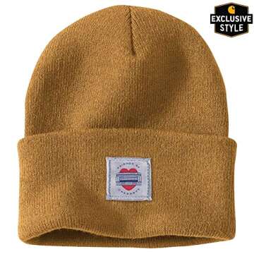 Carhartt Men's 105095 Friends of Carhartt Graphic Beanie - One Size Fits All - Carhartt Brown