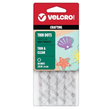 VELCRO Brand Clear Fasteners | Perfect for Home or Office