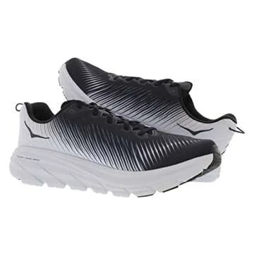 HOKA ONE ONE Rincon 3 Mens Shoes Size 12, Color: Black/White