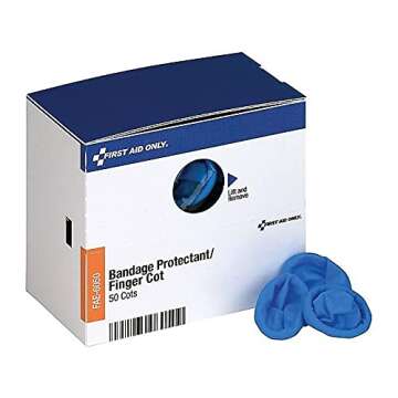 First Aid Only FAE-6050 SmartCompliance Refill Finger Cots, 50 Count