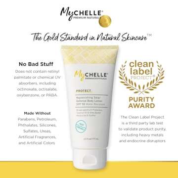 MyCHELLE Derma Sunscreen SPF 50 - Moisturizing Safety