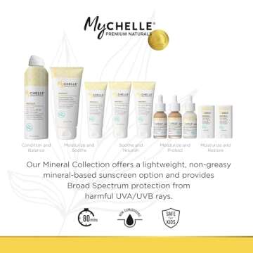 MyCHELLE Derma Sunscreen SPF 50 - Moisturizing Safety