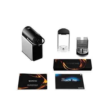 Nespresso Pixie Espresso Machine by De'Longhi, 1100ml, Aluminum,Silver