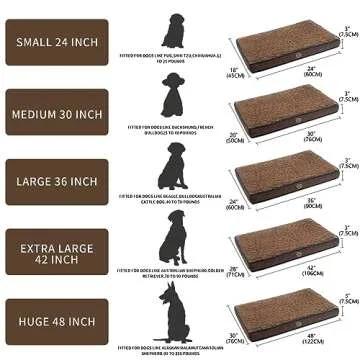 Comfortable Orthopedic Dog Bed Mat for Small Dogs