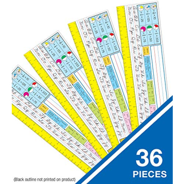 Carson Dellosa Cursive Desk Name Plates Set for Classrooms