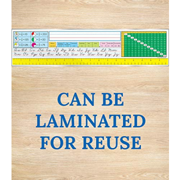 Carson Dellosa Cursive Desk Name Plates Set for Classrooms