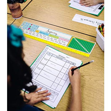 Carson Dellosa Cursive Desk Name Plates Set for Classrooms