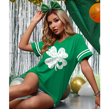 Stylish St Patrick's Day Women's T-Shirt for Celebrations