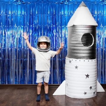 Elegant GOER Metallic Tinsel Foil Party Curtains