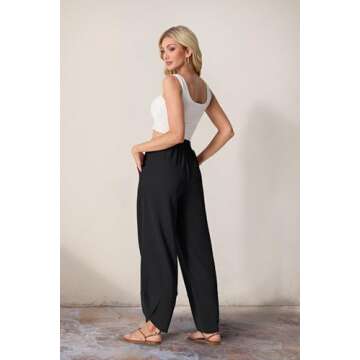 FREEOAK Y2K Wide Leg Pants - Stylish & Comfy Trousers