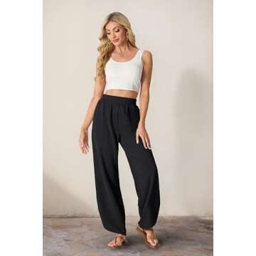 FREEOAK Y2K Wide Leg Pants - Stylish & Comfy Trousers