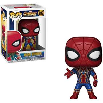 POP Marvel: Avengers Infinity War - Iron Spider (Spider-Man) Funko Vinyl Figure (Bundled with Compatible Box Protector Case), Multicolor, 3.75 inches
