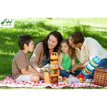 SELEWARE Airtight Stackable Food Storage Containers