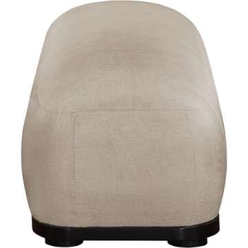 Meridian Furniture Calum Mid-Century Modern Bench - Elegant Design