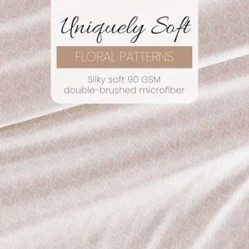 Linen Market Double-Brushed Patterned Microfiber Queen Sheet Set 4 Piece – Oeko-TEX Certified Ultra Soft & Wrinkle-Free - 16" Deep Pocket Sheets - Easy Care Queen Size - Classic in Pink