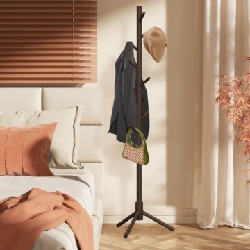 Z&L HOUSE Freestanding Coat Rack with Adjustable Height