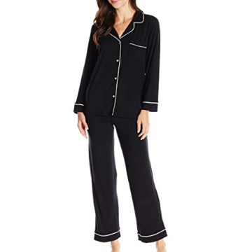 Eberjey Gisele Classic Women's Pajama Set | Long Sleeve Shirt + Long Pants