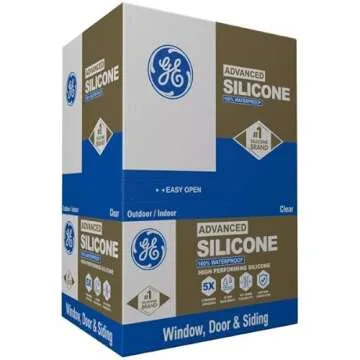GE Advanced Silicone Caulk - 100% Waterproof Sealant