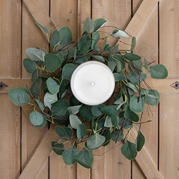 Idyllic Eucalyptus Leaves Wreath for Home Decor