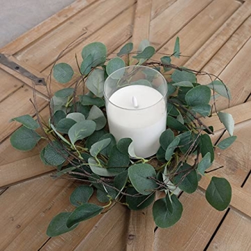 Idyllic Eucalyptus Leaves Wreath for Home Decor