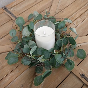 Idyllic Eucalyptus Leaves Wreath for Home Decor