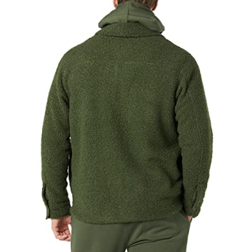 Amazon Essentials Men's Eco-Friendly Sherpa Jacket - Green