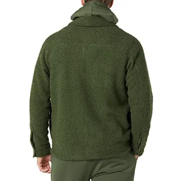 Amazon Essentials Men's Eco-Friendly Sherpa Jacket - Green