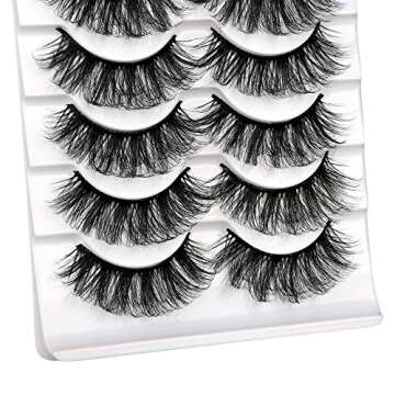 ALICROWN 5D Fluffy Crossed False Eyelashes for Any Occasion