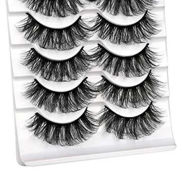 ALICROWN 5D Fluffy Crossed False Eyelashes for Any Occasion