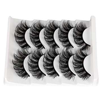 ALICROWN 5D Fluffy Crossed False Eyelashes for Any Occasion