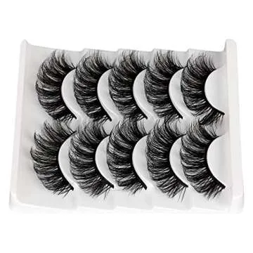 ALICROWN 5D Fluffy Crossed False Eyelashes for Any Occasion