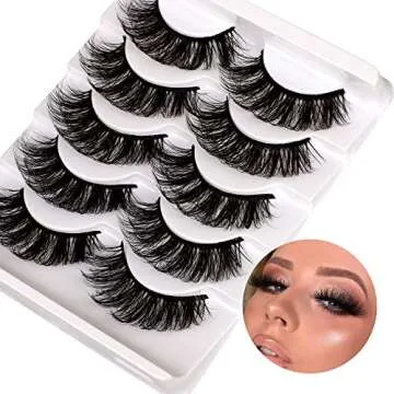 ALICROWN 5D Fluffy Crossed False Eyelashes for Any Occasion