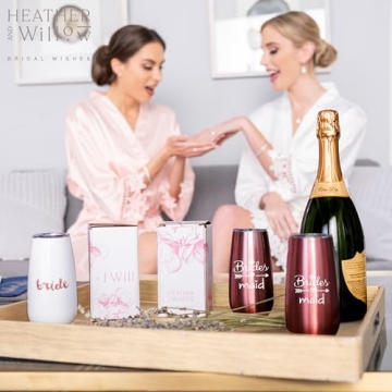 Bride Tribe Champagne Flutes for Weddings and Parties