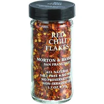 Morton & Basset Spices, Red Chili Flakes, 1.3 Ounce