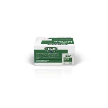 Curad Alcohol Prep Pads, 70% Alcohol, 1000 Count (5 Boxes 200 CT/EA)