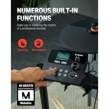 Quality Donner DED-100 Electronic Drum Set for Beginners