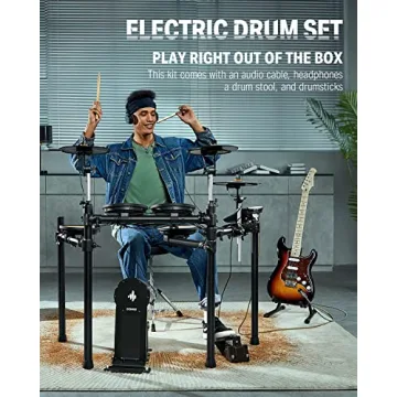 Quality Donner DED-100 Electronic Drum Set for Beginners