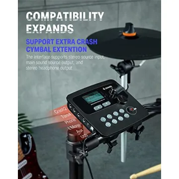 Quality Donner DED-100 Electronic Drum Set for Beginners