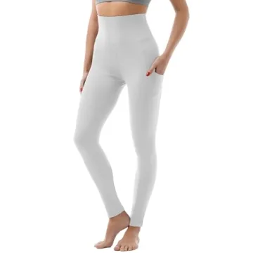 CADITEX Women's High Waisted Leggings with Pockets - Soft and Stylish Workout Gear