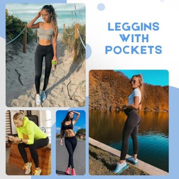 High Waisted Leggings with Pockets for Women
