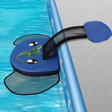 QRose Animal Saving Escape Ramp for Pool, Save Critters in Swimming Pool Device Handy, Floating Ramp Rescues Saving Frogs, Toads