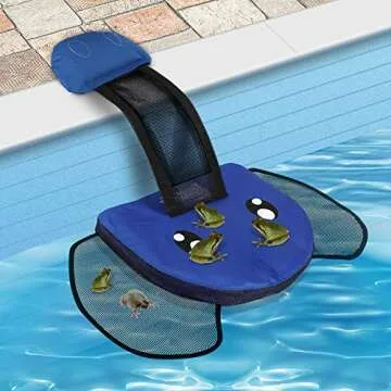 QRose Animal Saving Escape Ramp for Pool, Save Critters in Swimming Pool Device Handy, Floating Ramp Rescues Saving Frogs, Toads