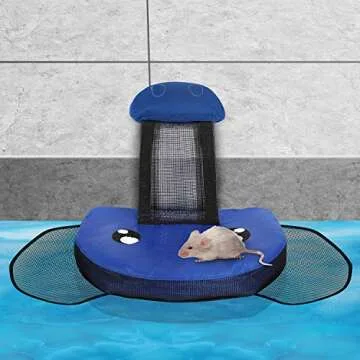 QRose Animal Saving Escape Ramp for Pool, Save Critters in Swimming Pool Device Handy, Floating Ramp Rescues Saving Frogs, Toads