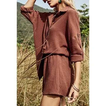 Fixmatti Linen Outfit Set for Women - Stylish Comfort