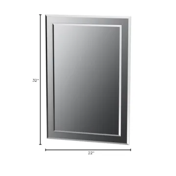 Elegant FRALIMK Frameless Mirror for Home Decor