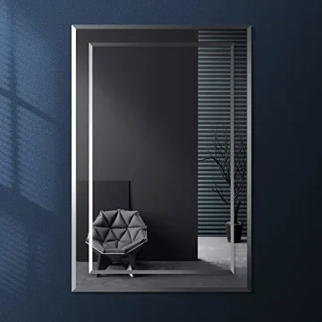 Elegant FRALIMK Frameless Mirror for Home Decor