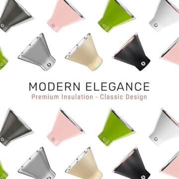 Premium Insulated Stainless Steel Martini Glass Set